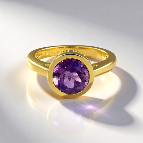 Anello in argento con Ametista del Marocco