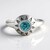 Anello in argento con Zircone Ratanakiri (SAELOCANA)