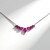 Collier en or et Rubis AAA du Mozambique