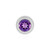 Uruguayan Amethyst Silver Pendant (MONOSONO COLLECTION)