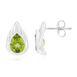Orecchini in argento con Peridoto Jilin (de Melo)