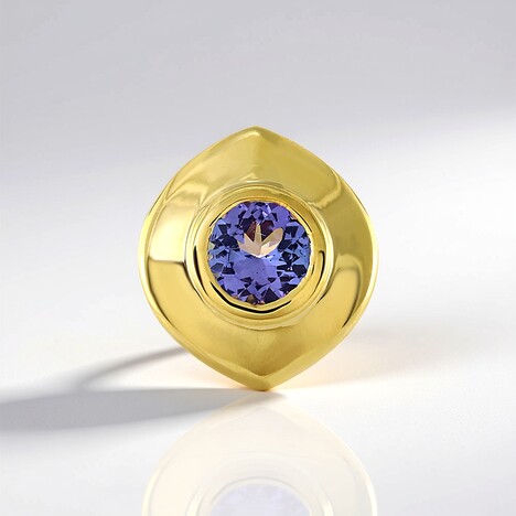 Ciondolo in argento con Tanzanite (MONOSONO COLLECTION)