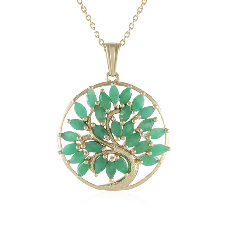 Collar en plata con Esmeralda de Socoto