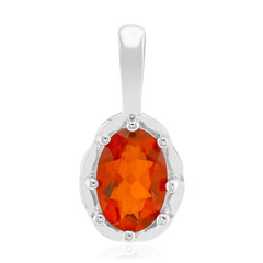 Ciondolo in argento con Opale di Fuoco Messicano AAA