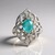 Anello in argento con Grandidierite
