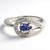 Anello in argento con Iolite del Madagascar