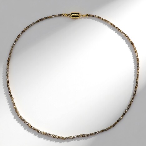 Collana in argento con Diamante Champagne (Adela Silber)