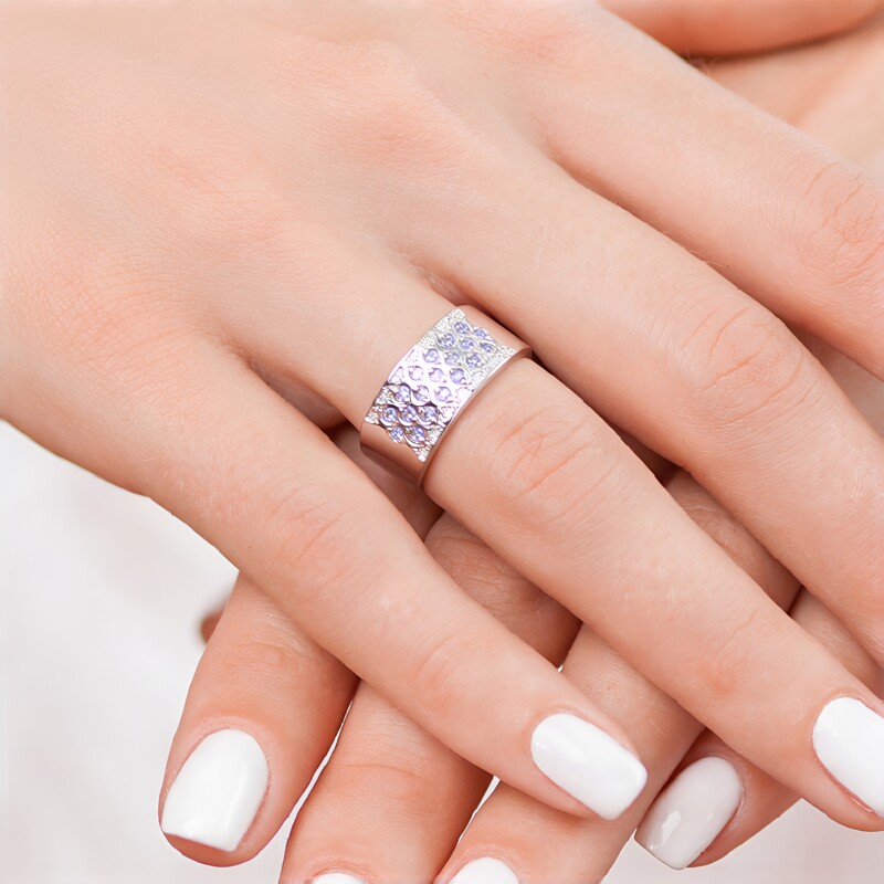 Bague en argent et Tanzanite
