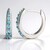 Orecchini in argento con Topazio Blu Londra