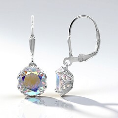 Orecchini in argento con Quarzo Moonlight