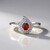 Bague en argent et Rubis de Tanzanie