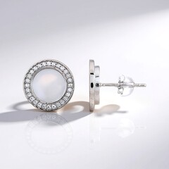 Orecchini in argento con Madreperla