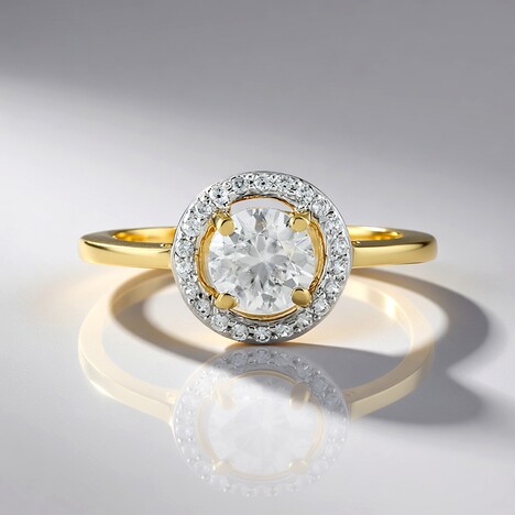 Anello in oro con Zircone