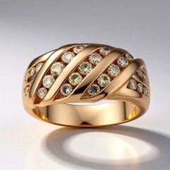 Anello in oro con Diamante Rose de France SI1 di Argyle (Annette)