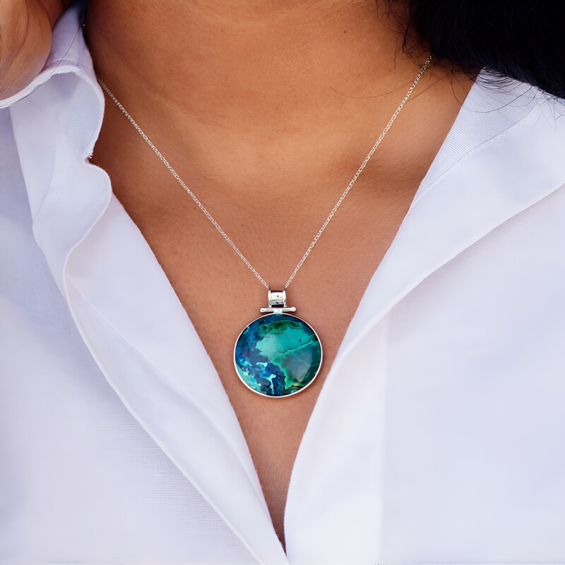 Shattuckit-Silberanhänger (Bali Barong)