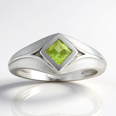 Anello in argento con Sfene