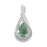 Ciondolo in argento con Fluorite Verde (Pallanova)