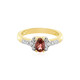Anello in argento con Zircone Rosa