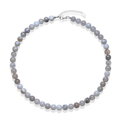 Collier en argent et Agate