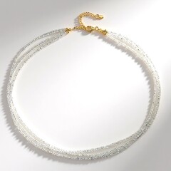 Collana in argento con Zaffiro Bianco