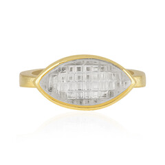 Anello in argento con Quarzo Bianco