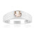 Brazilian Morganite Silver Ring