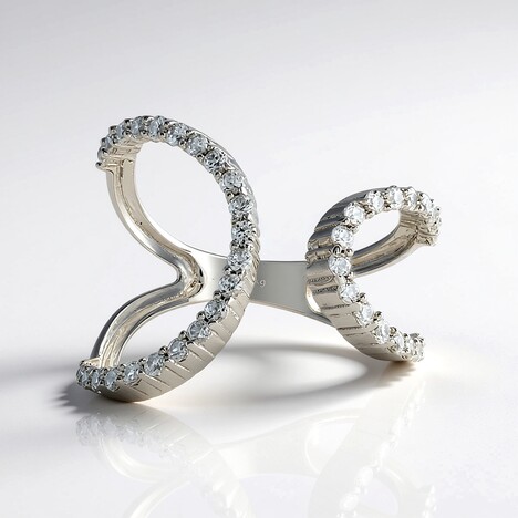 Anello in argento con Zircone