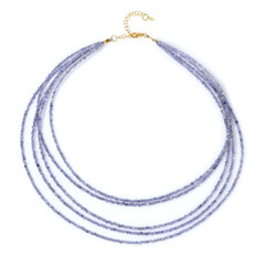 Collar en plata con Tanzanita