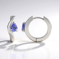 Orecchini in argento con Tanzanite