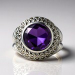 Anello in argento con Ametista (Annette classic)