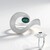 Anello in argento con Grandidierite (MONOSONO COLLECTION)