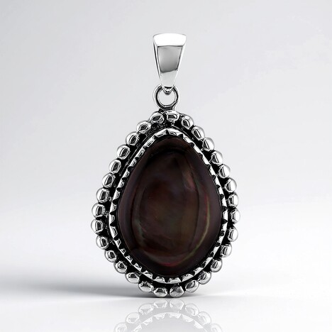 Pendentif en argent et Nacre (Art of Nature)
