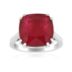 Zilveren ring met een Rode kwarts