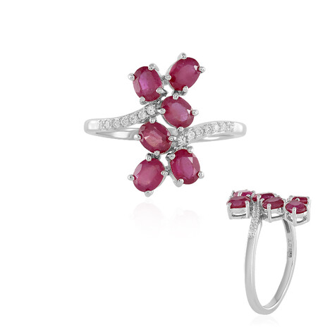 Madagaskar-Rubin-Silberring