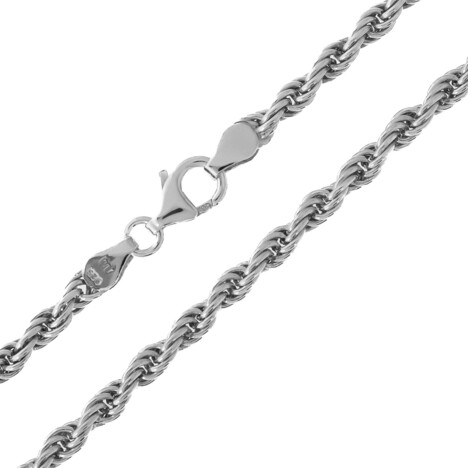 Silber-Kordelkette - 15,17 g - 45 cm