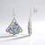 Boucles d'oreilles en argent et Améthyste Rose de France (Dallas Prince Designs)