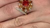 Anillo en plata con Esfalerita (de Melo Essence)