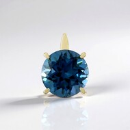 Londonblauer Topas-Goldanhänger (de Melo Gold)