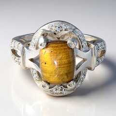 Anello in argento con Occhio di Tigre