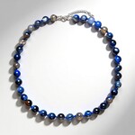 Collier en argent et Agate de Mongolie
