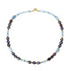 Collar en plata con Aguamarina de Brasil