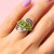 Anello in argento con Peridoto