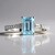 Anello in oro con Acquamarina Brasiliana AAA (CIRARI)