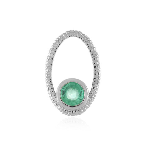 Russischer Smaragd-Silberanhänger (MONOSONO COLLECTION)