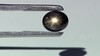 Piedra preciosa con Zafiro estrella negra 2,475 ct