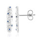 Orecchini in argento con Zaffiro Blu (SAELOCANA)