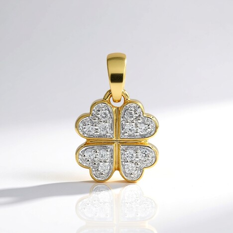 Ciondolo in oro con Diamante SI1 (G) (Annette)