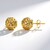 Boucles d'oreilles en argent et Diamant champagne I2 (Ornaments by de Melo)