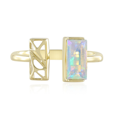 Bague en or et Opale Welo AAA (Ornaments by de Melo)