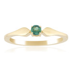 Gouden ring met een Braziliaanse alexandriet